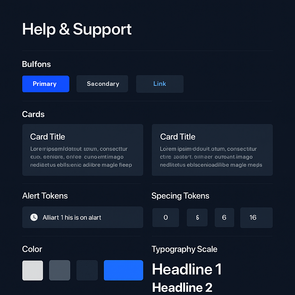 Help Infrastructure interface