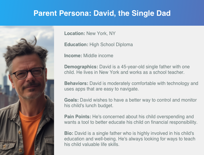 David, the Single Dad