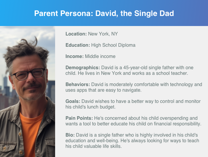 David, the Single Dad David, the Single Dad