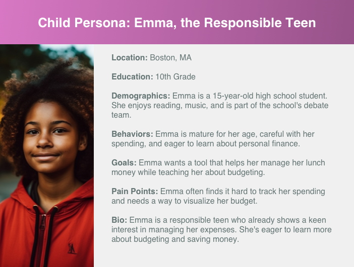 Emma, the Responsible Teen Emma, the Responsible Teen