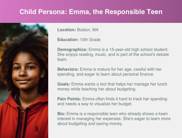 Emma, the Responsible Teen