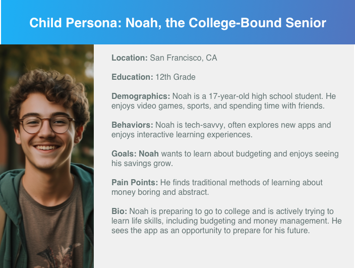 Noah, the College-Bound Senior